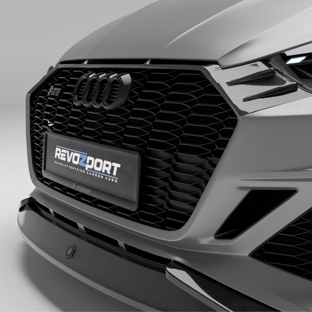REVOZPORT Audi RS5 Sportback B9.5 Carbon Fibre Grille (2020-2024), image 7 - Premium Bespoke AutoWorks