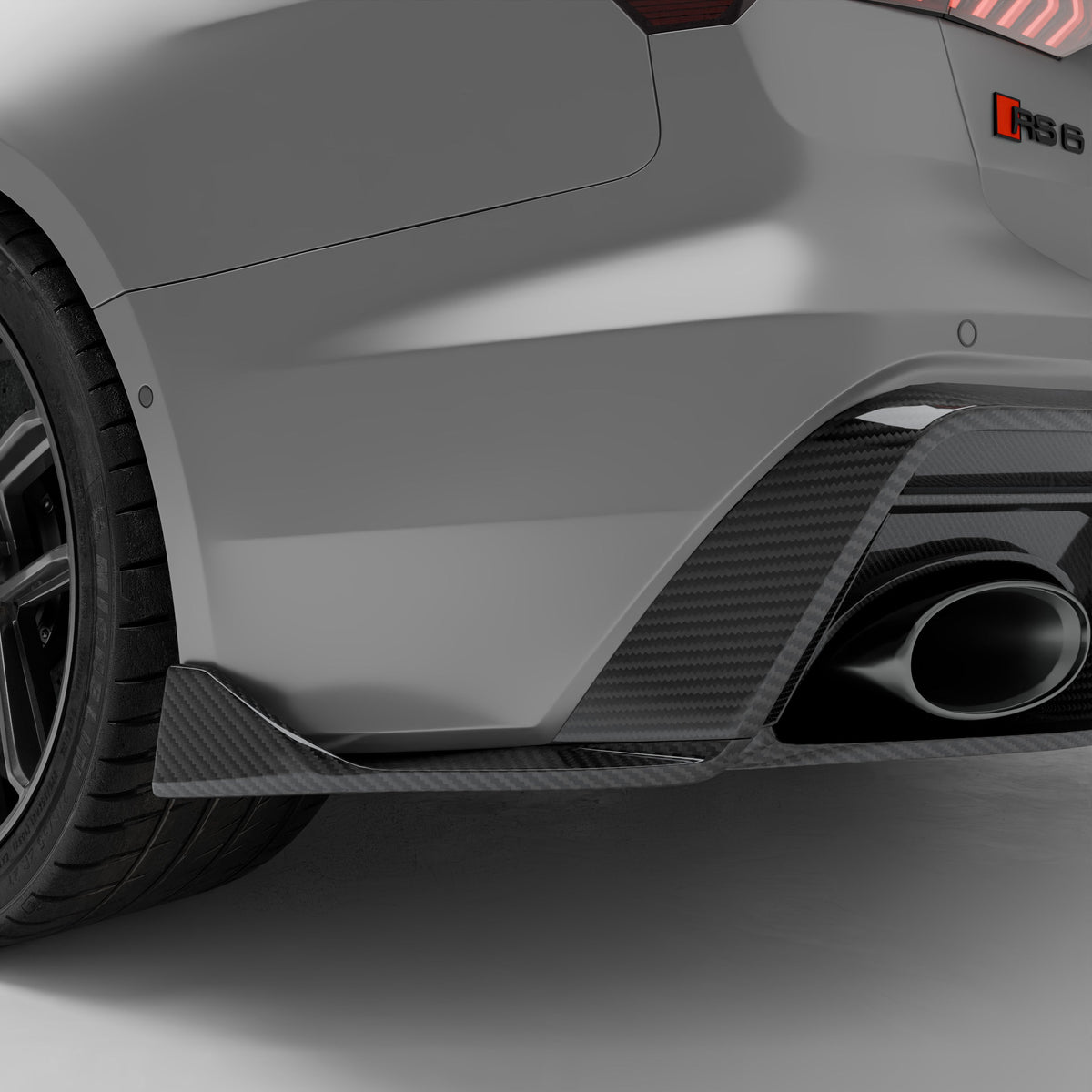 REVOZPORT Audi RS6 Avant C8 Carbon Fibre Rear Diffuser (2020+), image 8 - Premium Bespoke AutoWorks