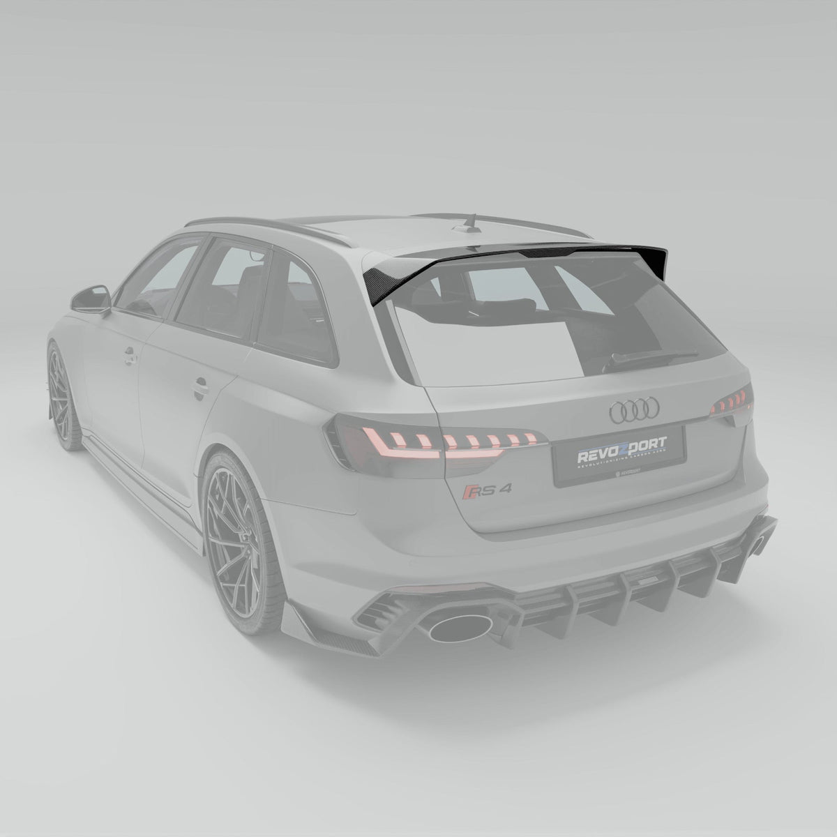 REVOZPORT Audi RS6 Avant C8 Carbon Fibre Roof Spoiler (2020+) - Premium Bespoke AutoWorks