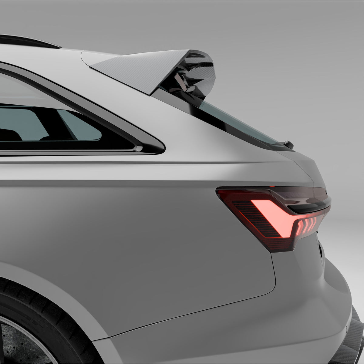 REVOZPORT Audi RS6 Avant C8 Carbon Fibre Roof Spoiler (2020+), image 9 - Premium Bespoke AutoWorks