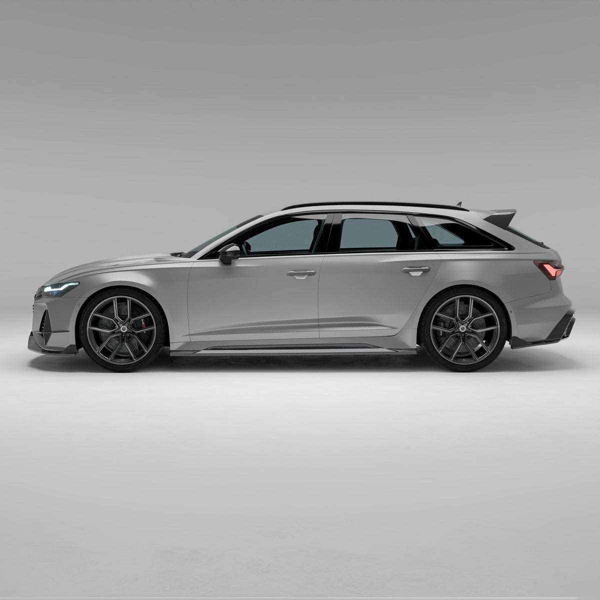 REVOZPORT Audi RS6 Avant C8 Carbon Fibre Side Skirts (2020+), image 8 - Premium Bespoke AutoWorks