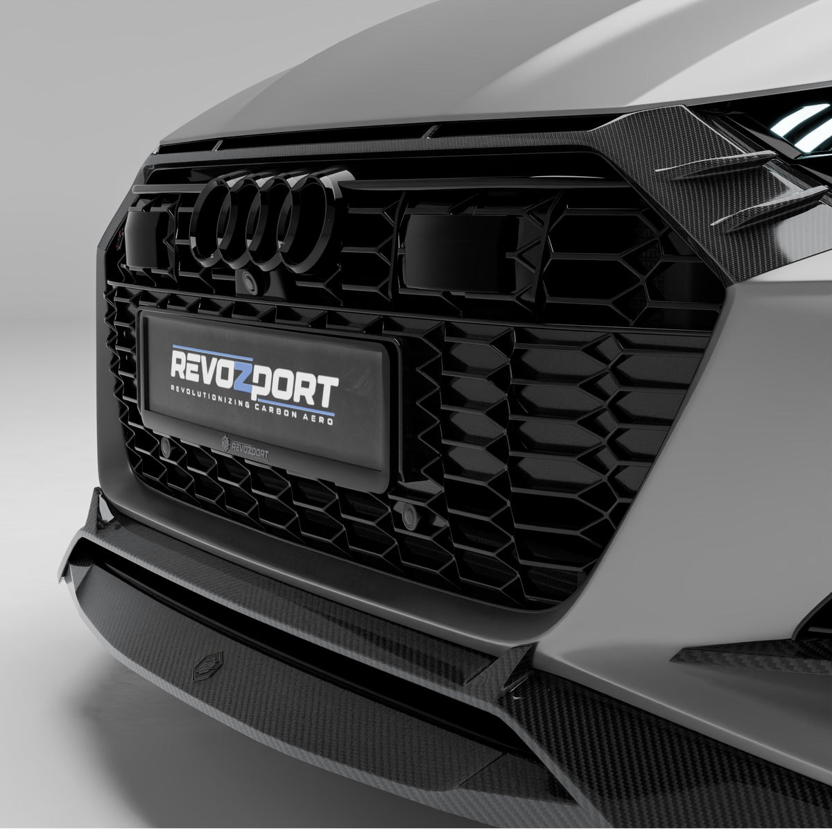 REVOZPORT Audi RS7 Sportback C8 Carbon Fibre Front Grille (2020+), image 7 - Premium Bespoke AutoWorks