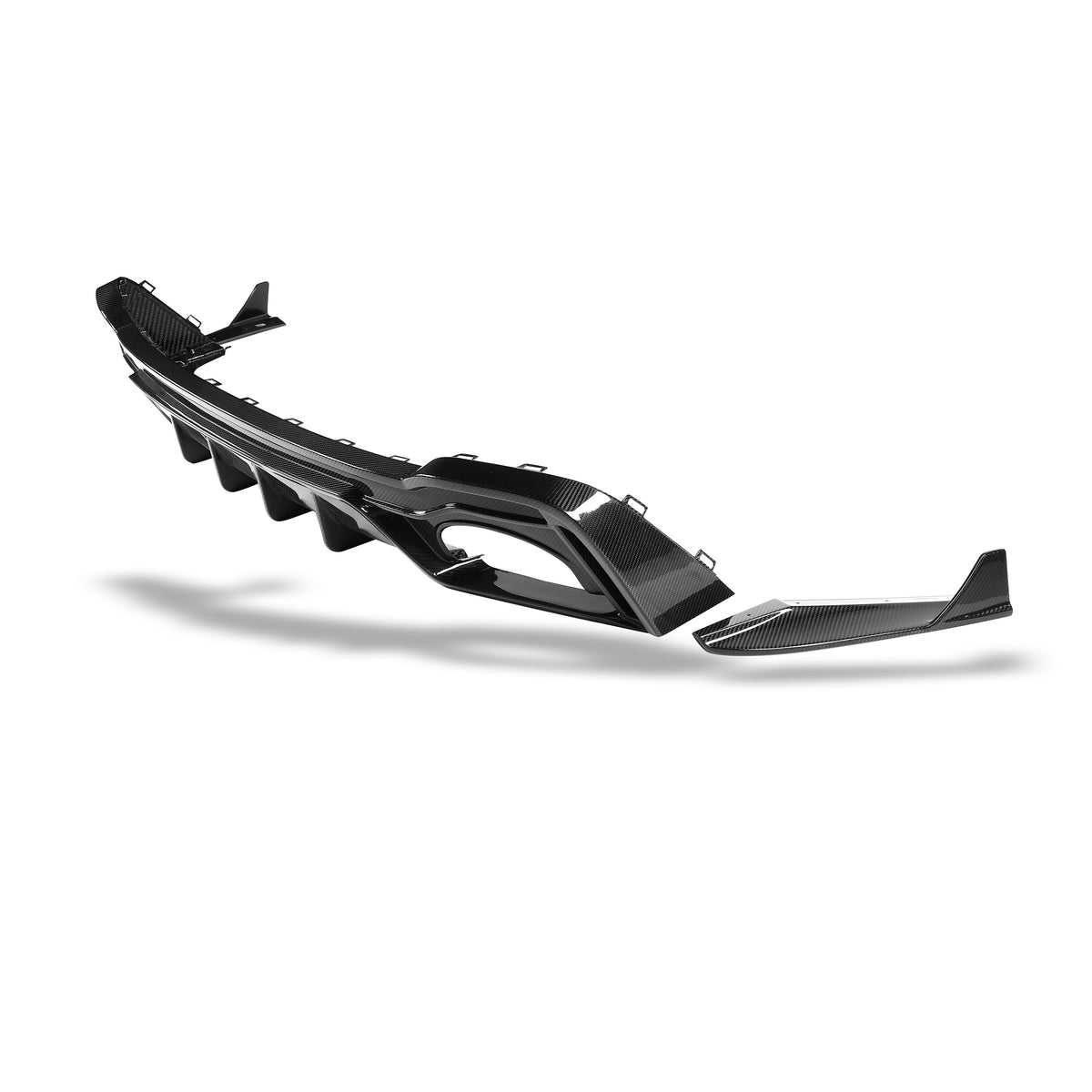 REVOZPORT Audi RS7 Sportback C8 Carbon Fibre Rear Diffuser (2020+), image 4 - Premium Bespoke AutoWorks