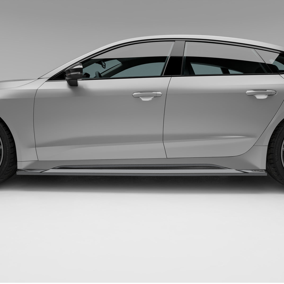 REVOZPORT Audi RS7 Sportback C8 Carbon Fibre Side Skirts (2020+), image 10 - Premium Bespoke AutoWorks