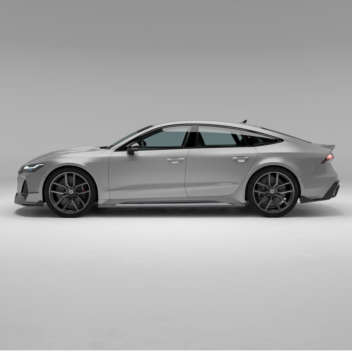 REVOZPORT Audi RS7 Sportback C8 Carbon Fibre Side Skirts (2020+), image 7 - Premium Bespoke AutoWorks