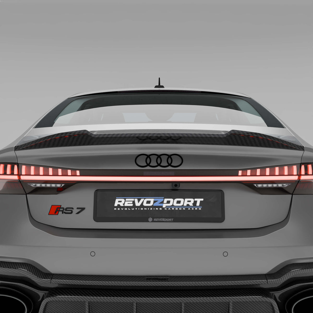 REVOZPORT Audi RS7 Sportback C8 Carbon Fibre Spoiler (2020+), image 2 - Premium Bespoke AutoWorks