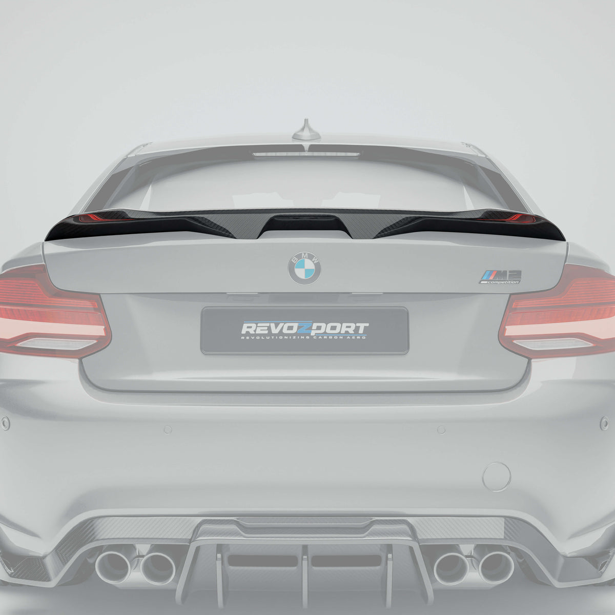 REVOZPORT BMW M2 Competition F87 Carbon Fibre Boot Spoiler (2018-2021) - Premium Bespoke AutoWorks