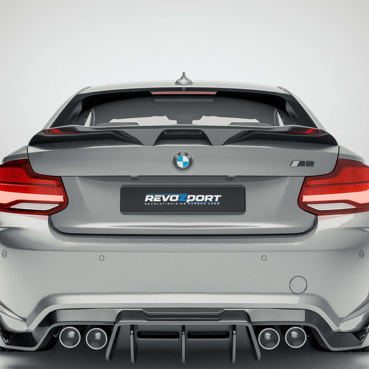REVOZPORT BMW M2 F87 Carbon Fibre Boot Spoiler (2016-2018), image 2 - Premium Bespoke AutoWorks