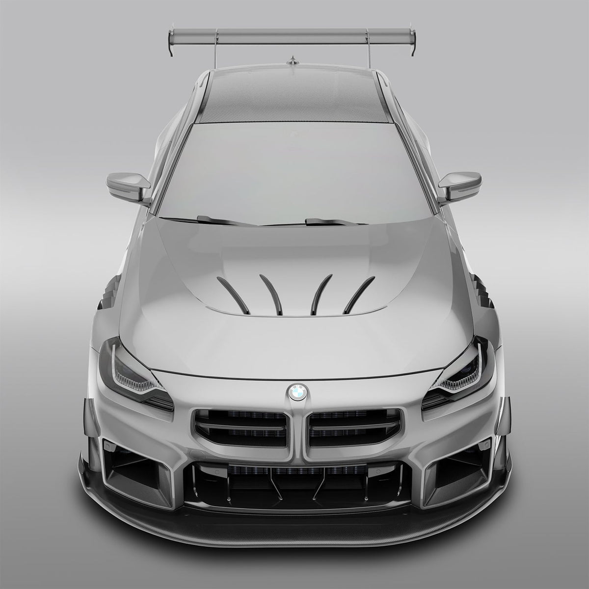 REVOZPORT BMW M2 G87 Carbon Fibre Aero Bonnet and Strakes (2023+), image 9 - Premium Bespoke AutoWorks