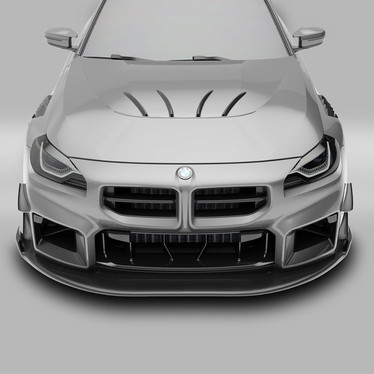 REVOZPORT BMW M2 G87 Carbon Fibre Aero Splitter and Air Dam (2023+), image 9 - Premium Bespoke AutoWorks