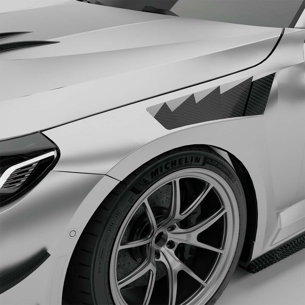 REVOZPORT BMW M2 G87 Carbon Fibre Race Front Fenders (2023+), image 10 - Premium Bespoke AutoWorks