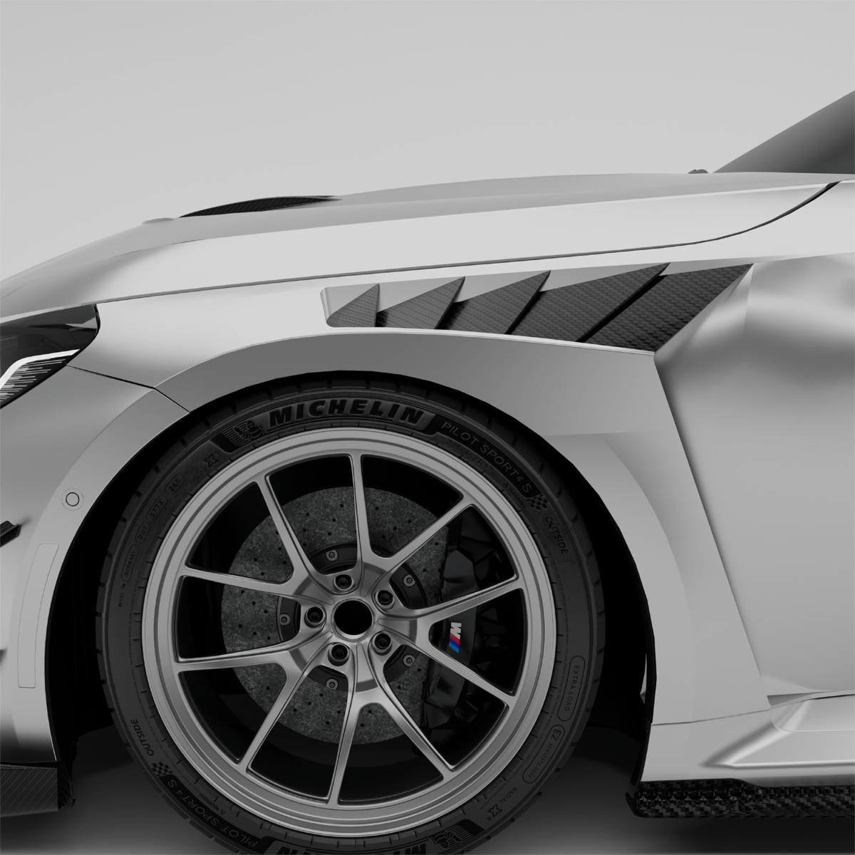 REVOZPORT BMW M2 G87 Carbon Fibre Race Front Fenders (2023+), image 9 - Premium Bespoke AutoWorks