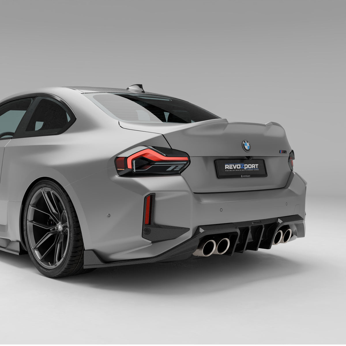 REVOZPORT BMW M2 G87 Carbon Fibre Rear Diffuser (2023+), image 2 - Premium Bespoke AutoWorks