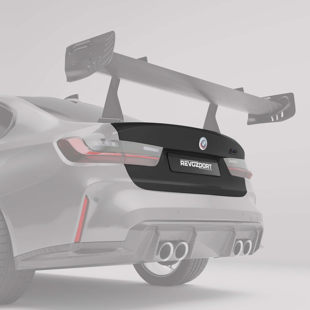 REVOZPORT BMW M3 G80 Carbon Fibre Aero Boot Lid (2021+), image 2 - Premium Bespoke AutoWorks