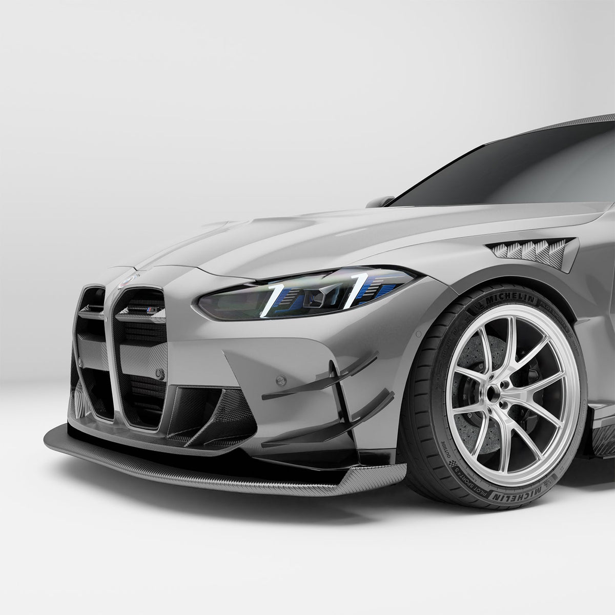 REVOZPORT BMW M3 G80 Carbon Fibre Aero Front Bumper Inlets (2021+), image 11 - Premium Bespoke AutoWorks