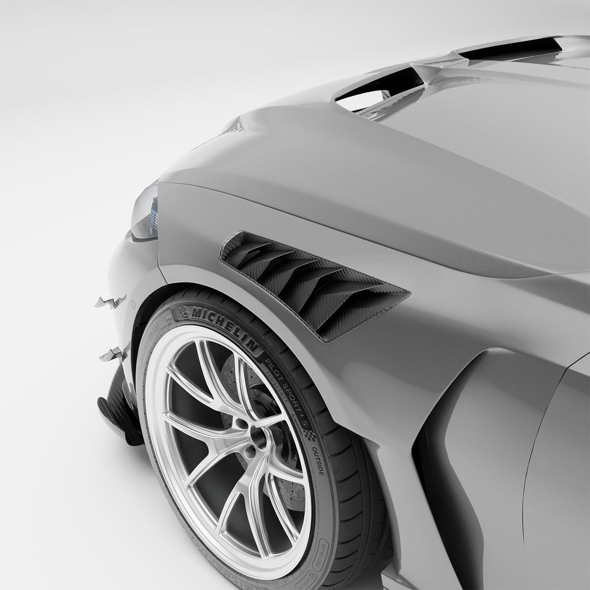 REVOZPORT BMW M3 G80 Carbon Fibre Front Fenders (2021+) - Premium Bespoke AutoWorks