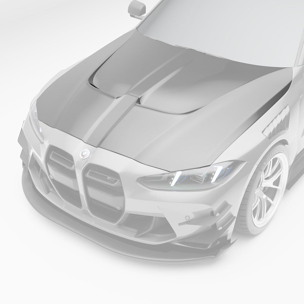 REVOZPORT BMW M3 G80 Carbon Fibre Race Bonnet (2021+), image 2 - Premium Bespoke AutoWorks