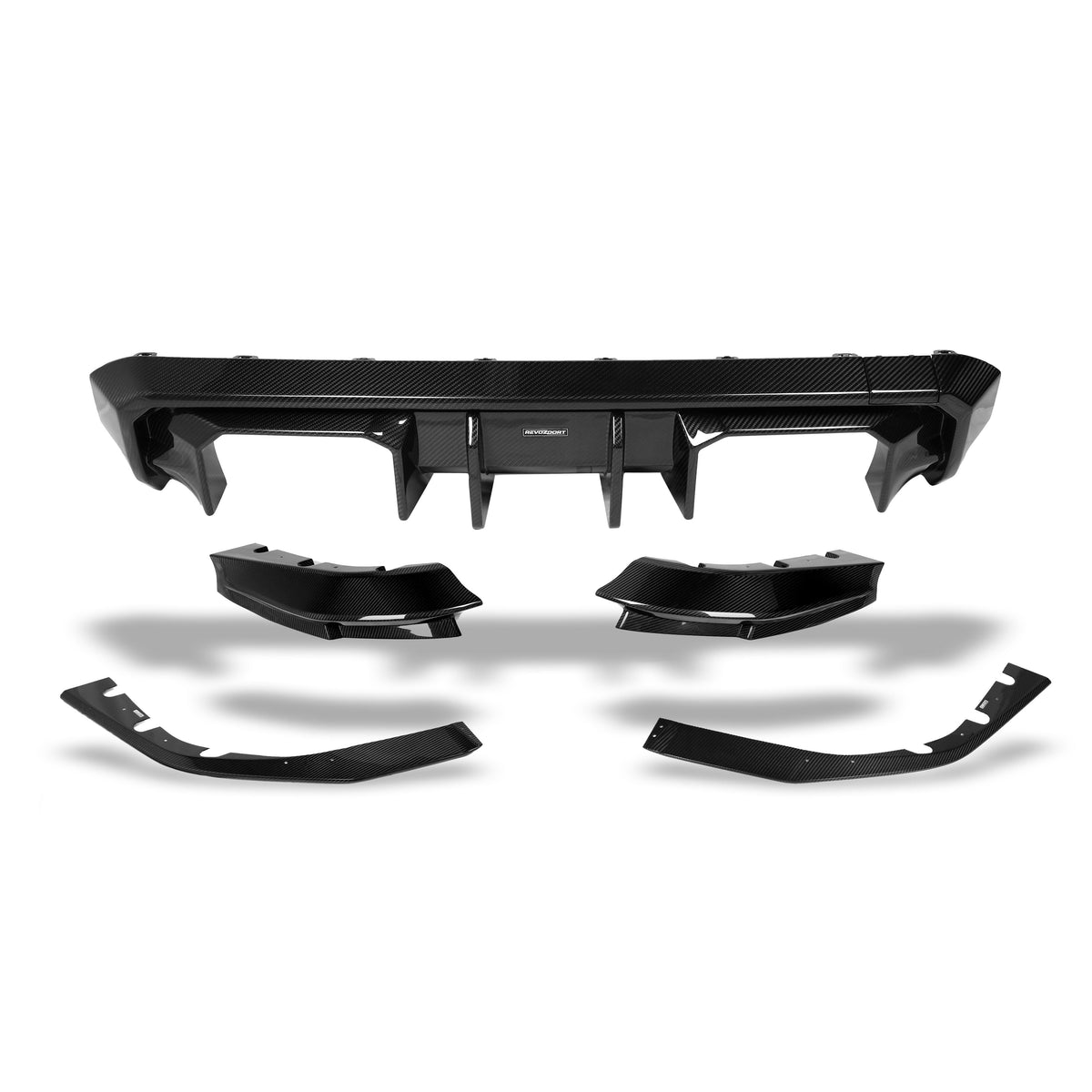 REVOZPORT BMW M3 G80 Carbon Fibre Rear Diffuser (2021+), image 5 - Premium Bespoke AutoWorks