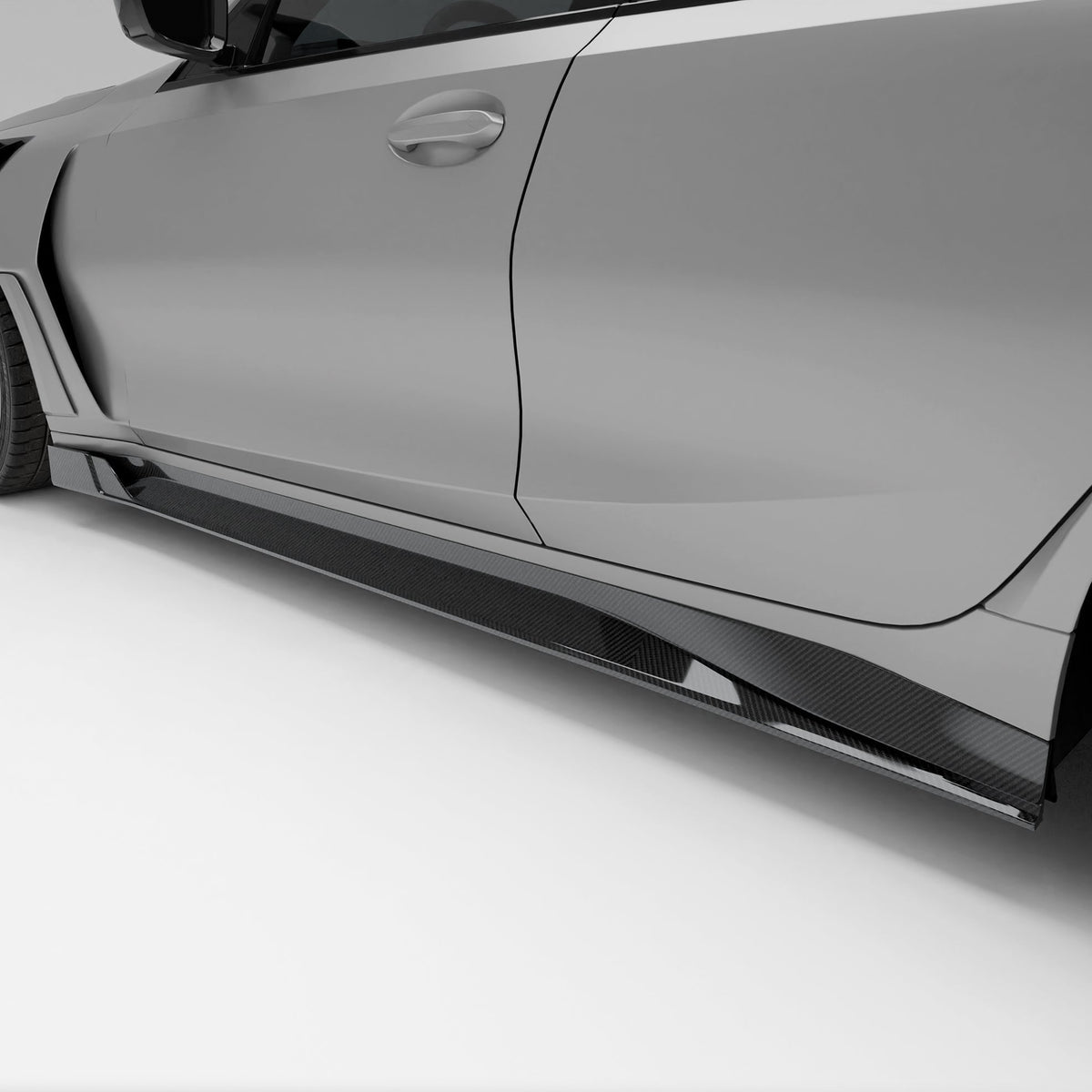 REVOZPORT BMW M3 G80 Carbon Fibre Side Skirts (2021+), image 2 - Premium Bespoke AutoWorks