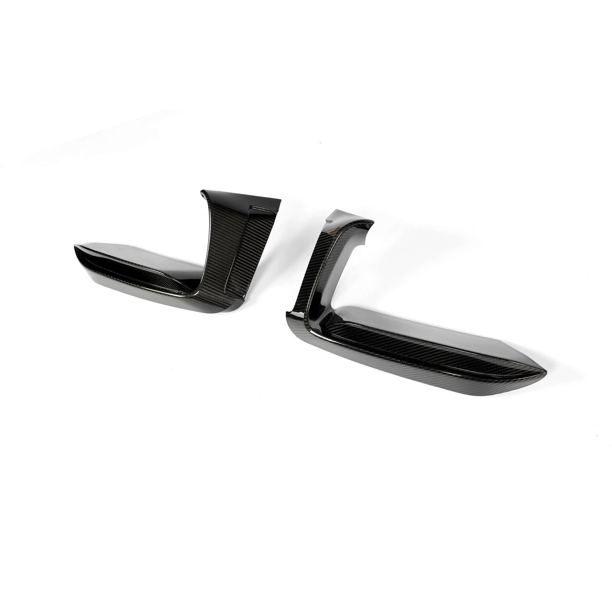 REVOZPORT BMW M4 F82 Carbon Fibre Front Canards (2014-2020), image 5 - Premium Bespoke AutoWorks
