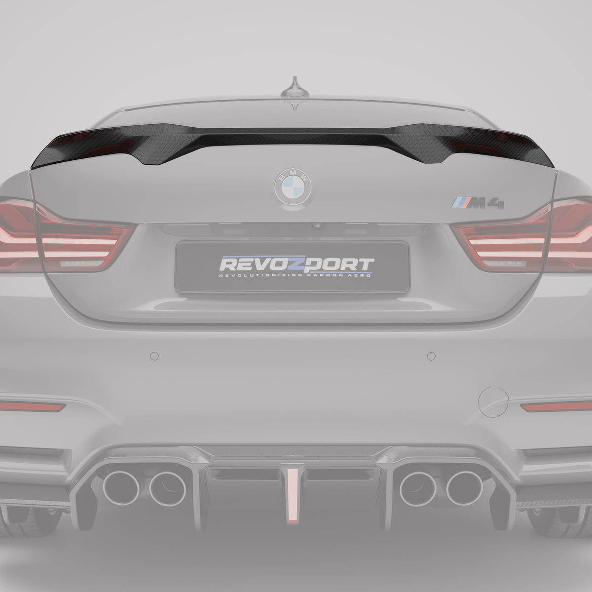 REVOZPORT BMW M4 F82 Carbon Fibre Rear Spoiler (2014-2020) - Premium Bespoke AutoWorks