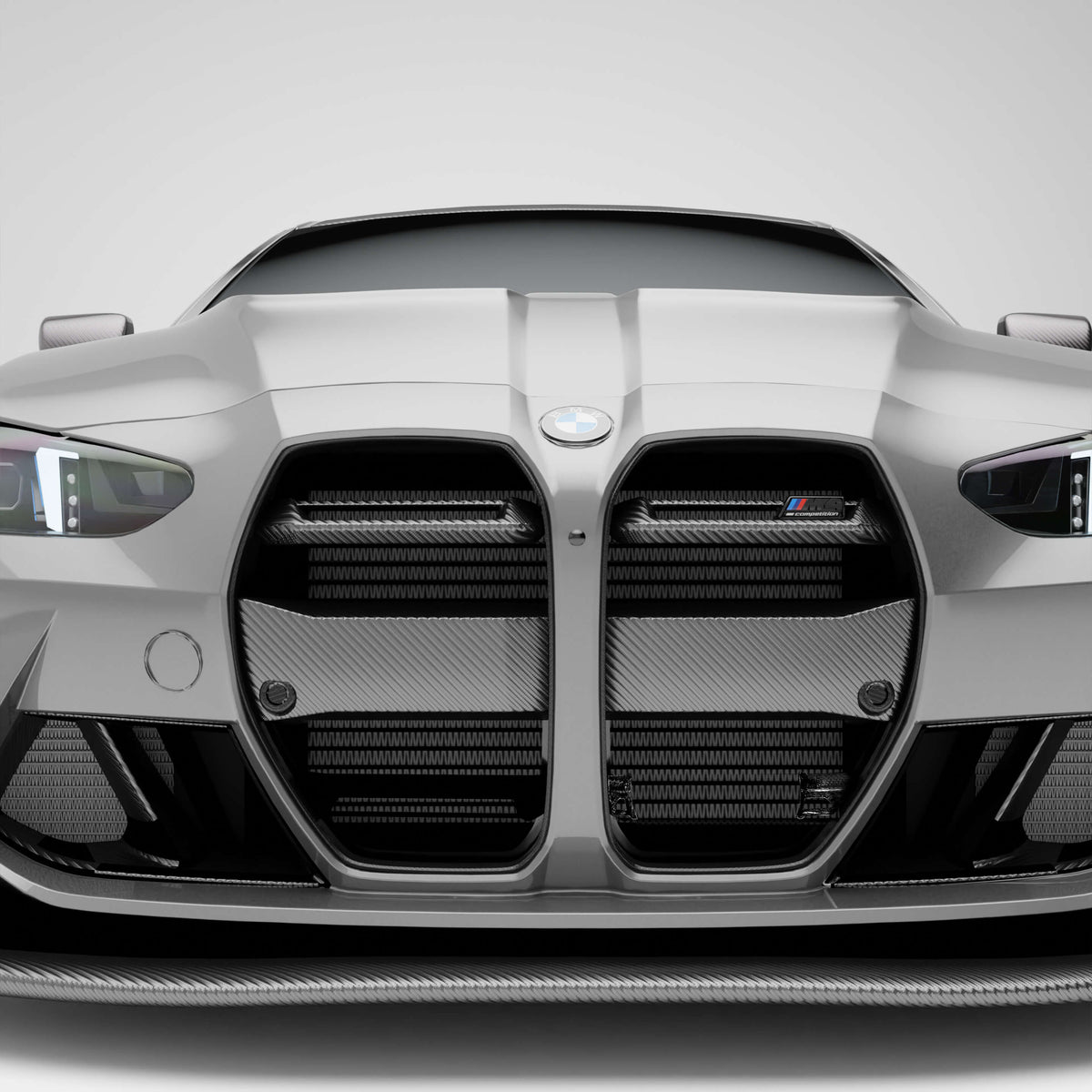 REVOZPORT BMW M4 G82 Carbon Fibre Aero Front Grille for Cars With ACC (2021+) - Premium Bespoke AutoWorks