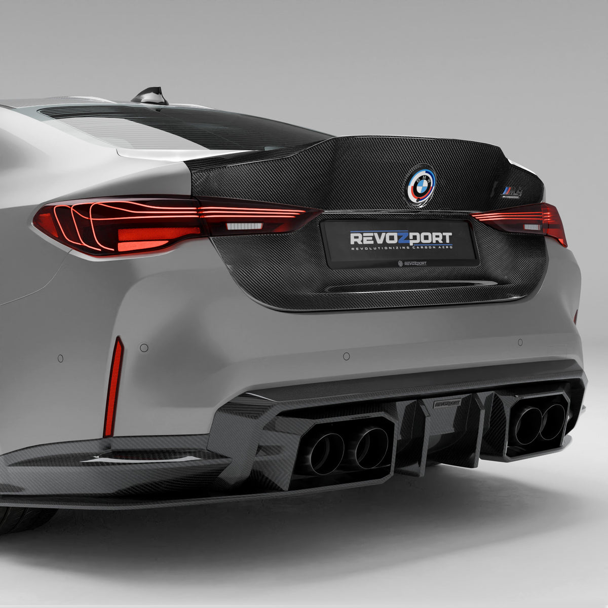 REVOZPORT BMW M4 G82 Carbon Fibre Boot Lid (2021+), image 2 - Premium Bespoke AutoWorks