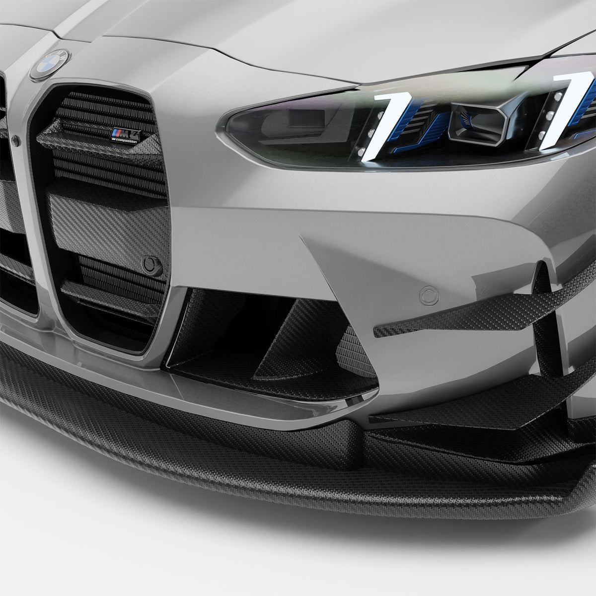 REVOZPORT BMW M4 G82 Carbon Fibre Front Bumper Inlets (2021+) - Premium Bespoke AutoWorks