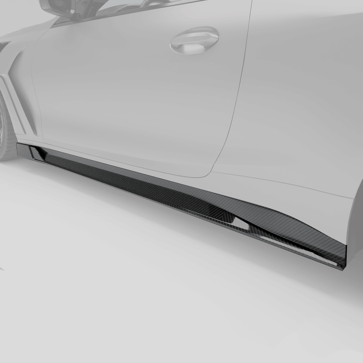 REVOZPORT BMW M4 G82 Carbon Fibre Side Skirts (2021+) - Premium Bespoke AutoWorks