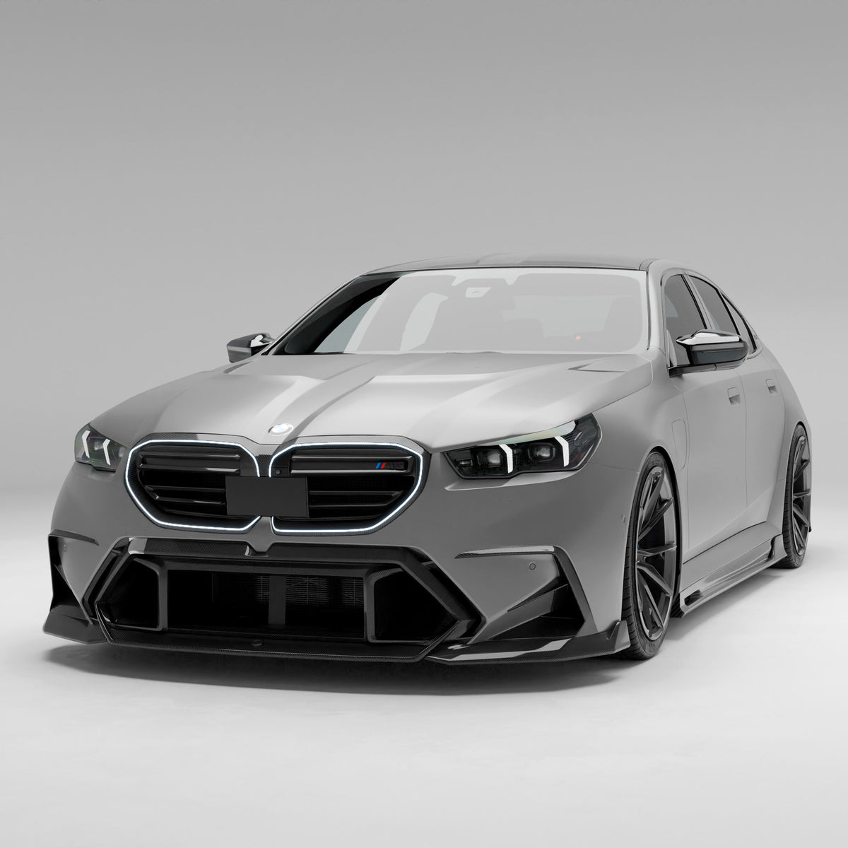 REVOZPORT BMW M5 G90 Carbon Fibre Front Lip (2024+), image 2 - Premium Bespoke AutoWorks