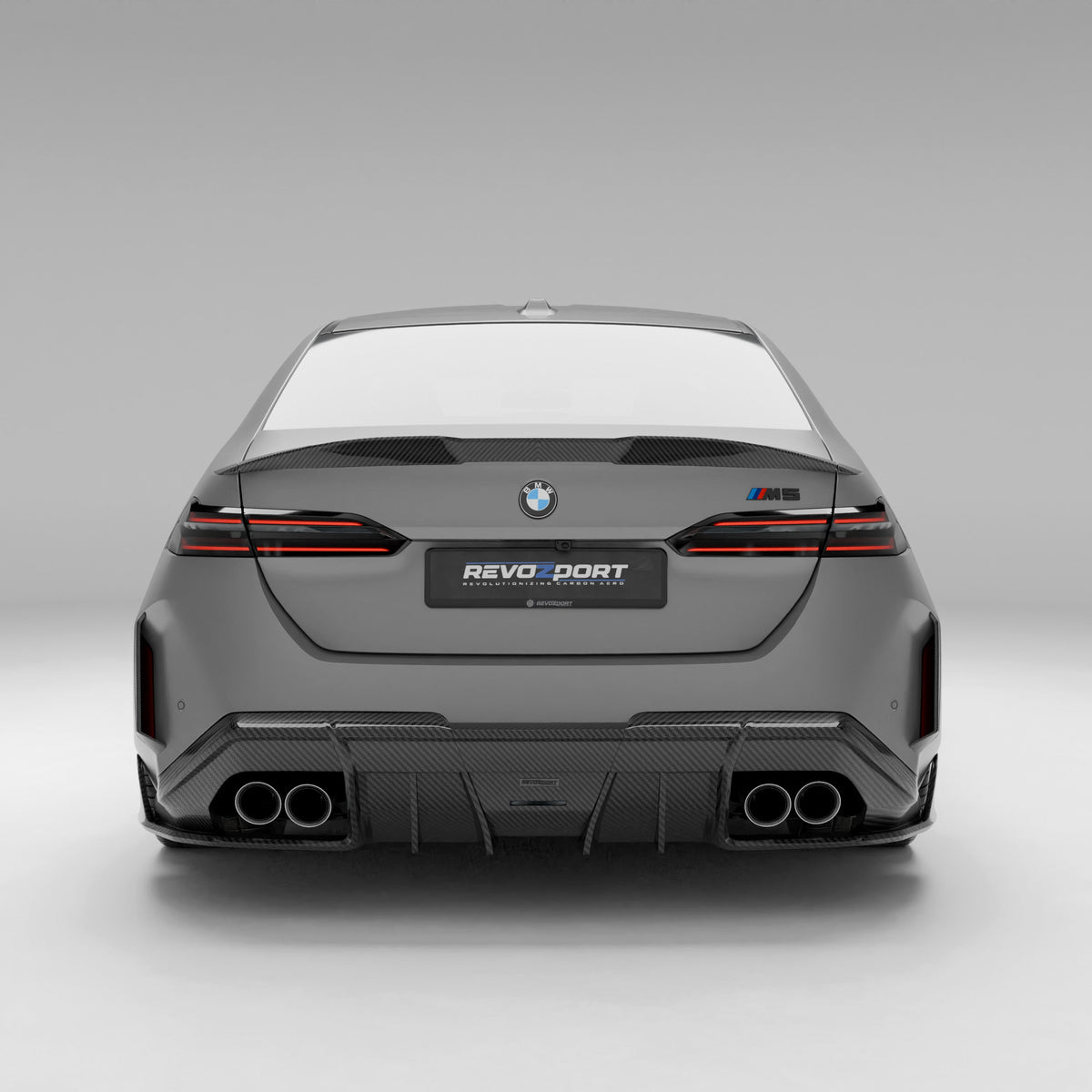 REVOZPORT BMW M5 G90 Carbon Fibre Rear Diffuser (2024+), image 9 - Premium Bespoke AutoWorks