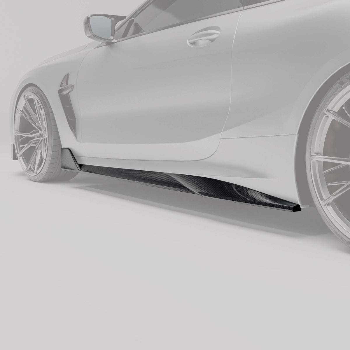 REVOZPORT BMW M8 F91 F92 & 8 Series G14 G15 Carbon Fibre Side Skirts (2019+) - Premium Bespoke AutoWorks