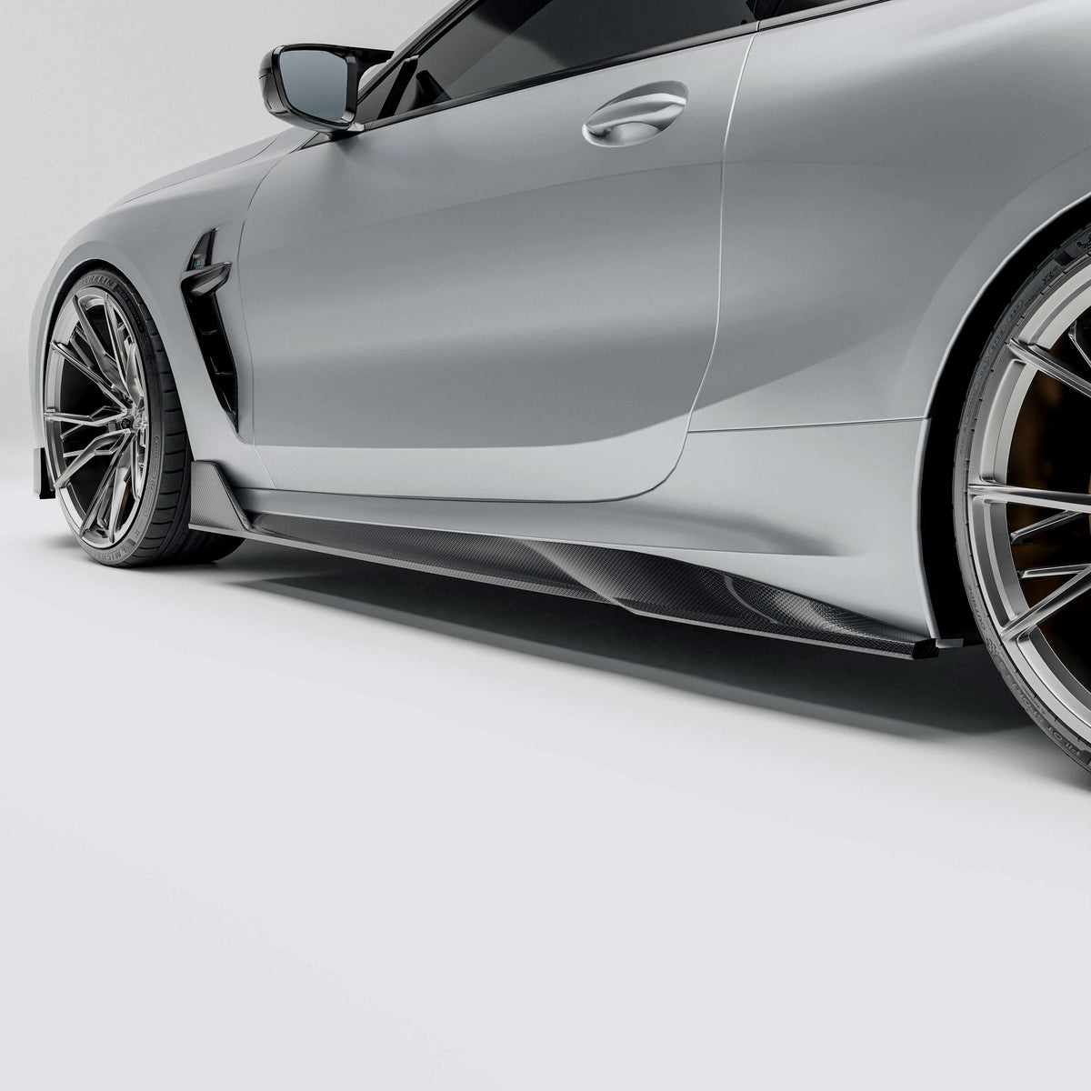 REVOZPORT BMW M8 F91 F92 & 8 Series G14 G15 Carbon Fibre Side Skirts (2019+), image 2 - Premium Bespoke AutoWorks