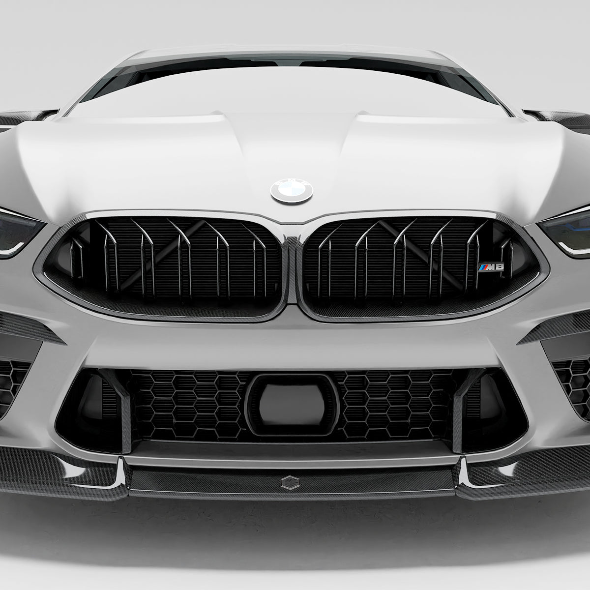 REVOZPORT BMW M8 F91, F92 & F93 Carbon Fibre Front Grille (2019+), image 2 - Premium Bespoke AutoWorks