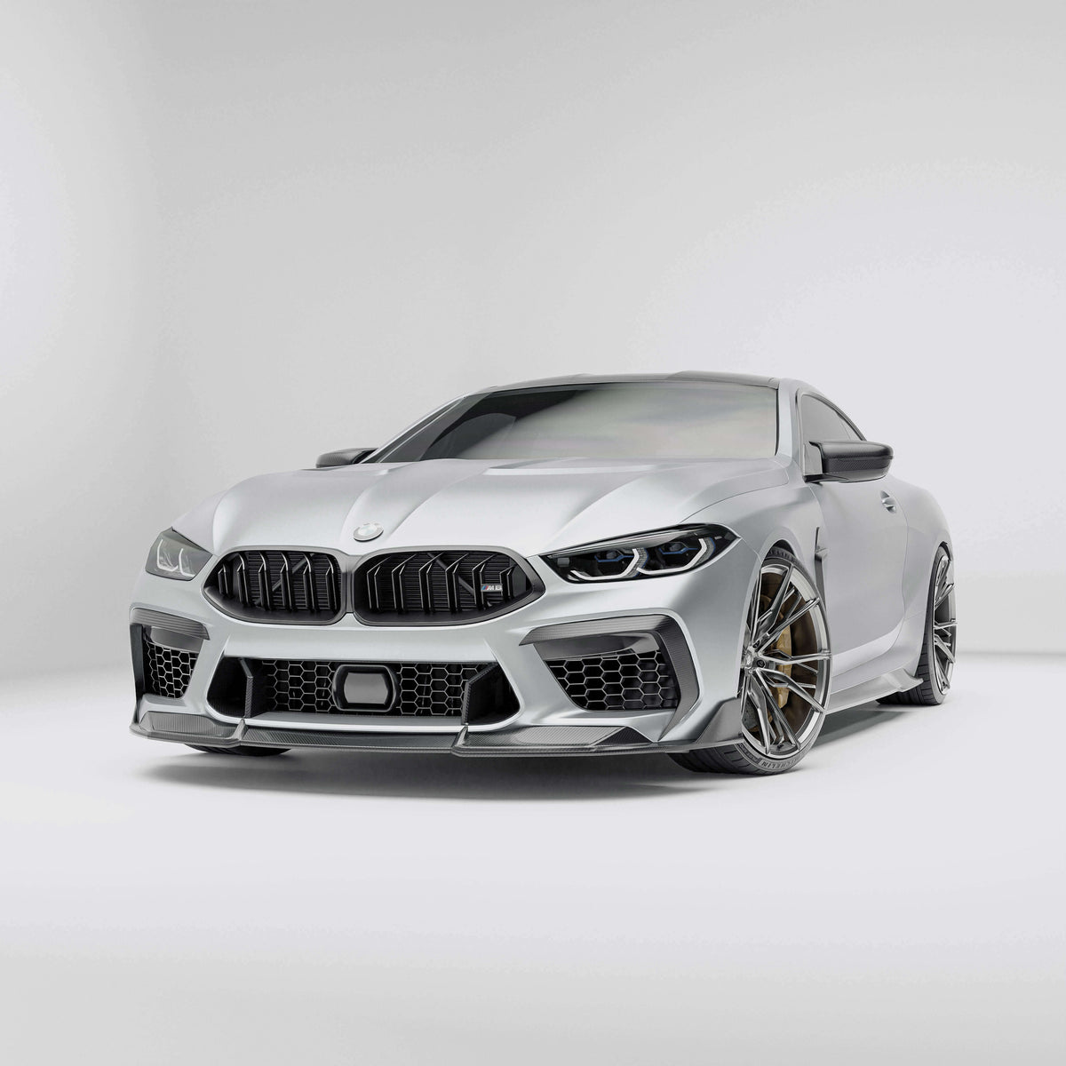 REVOZPORT BMW M8 F91, F92 & F93 Carbon Fibre Front Lip (2019+), image 2 - Premium Bespoke AutoWorks