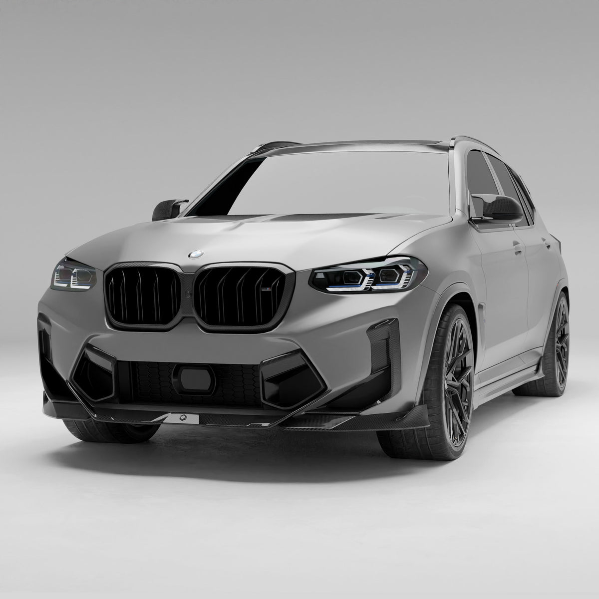 REVOZPORT BMW X3M F97 LCI Carbon Fibre Front Lip (2021-2024), image 2 - Premium Bespoke AutoWorks