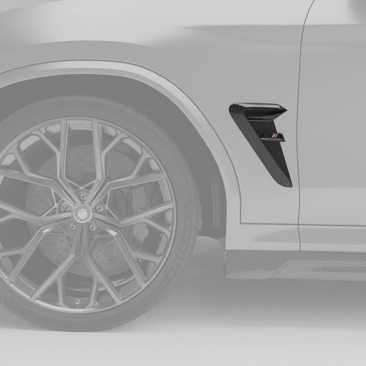 REVOZPORT BMW X3M F97 LCI Carbon Fibre Side Fender Vents (2021-2024) - Premium Bespoke AutoWorks