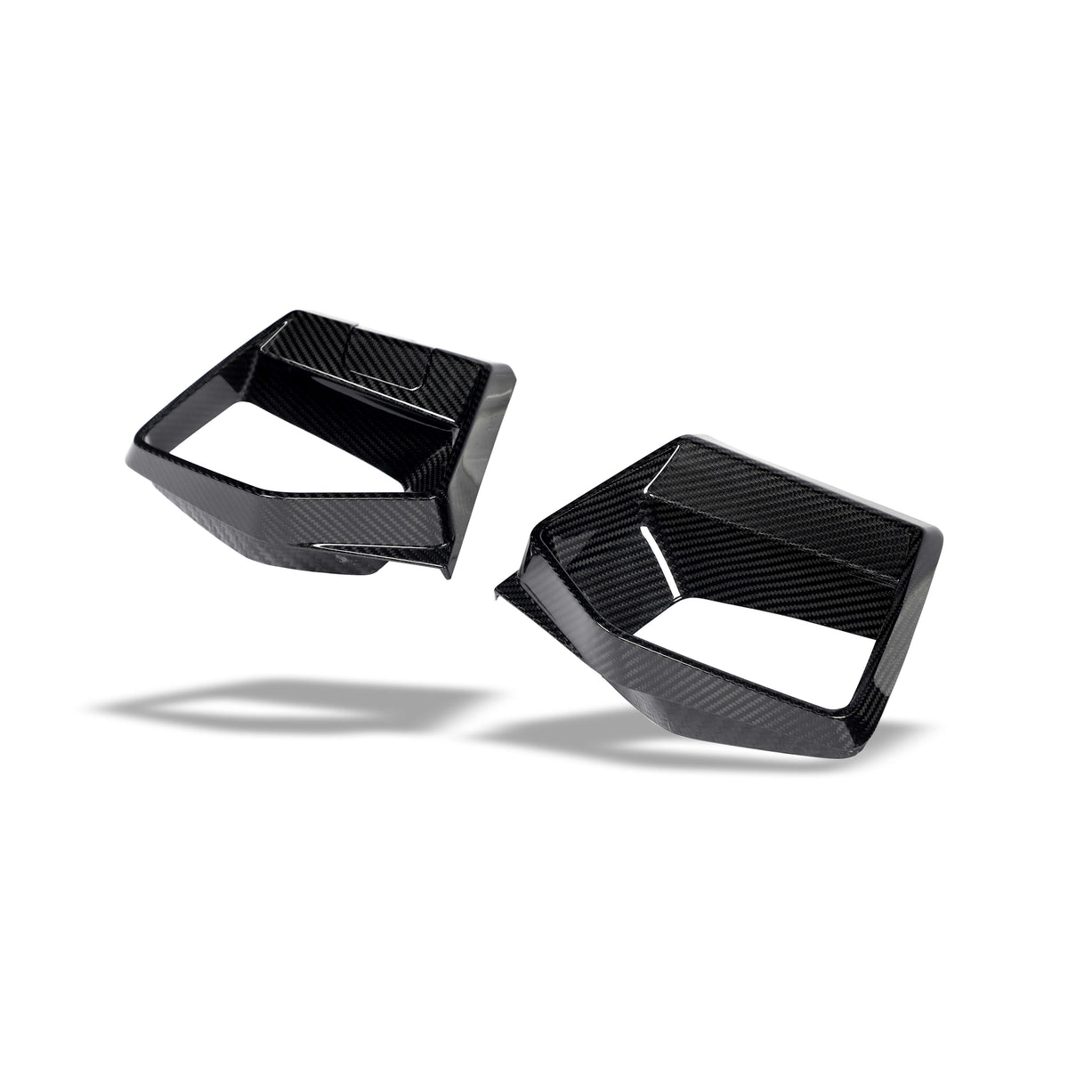 REVOZPORT BMW X4M F98 LCI Carbon Fibre Front Bumper Vents (2021-2025), image 4 - Premium Bespoke AutoWorks