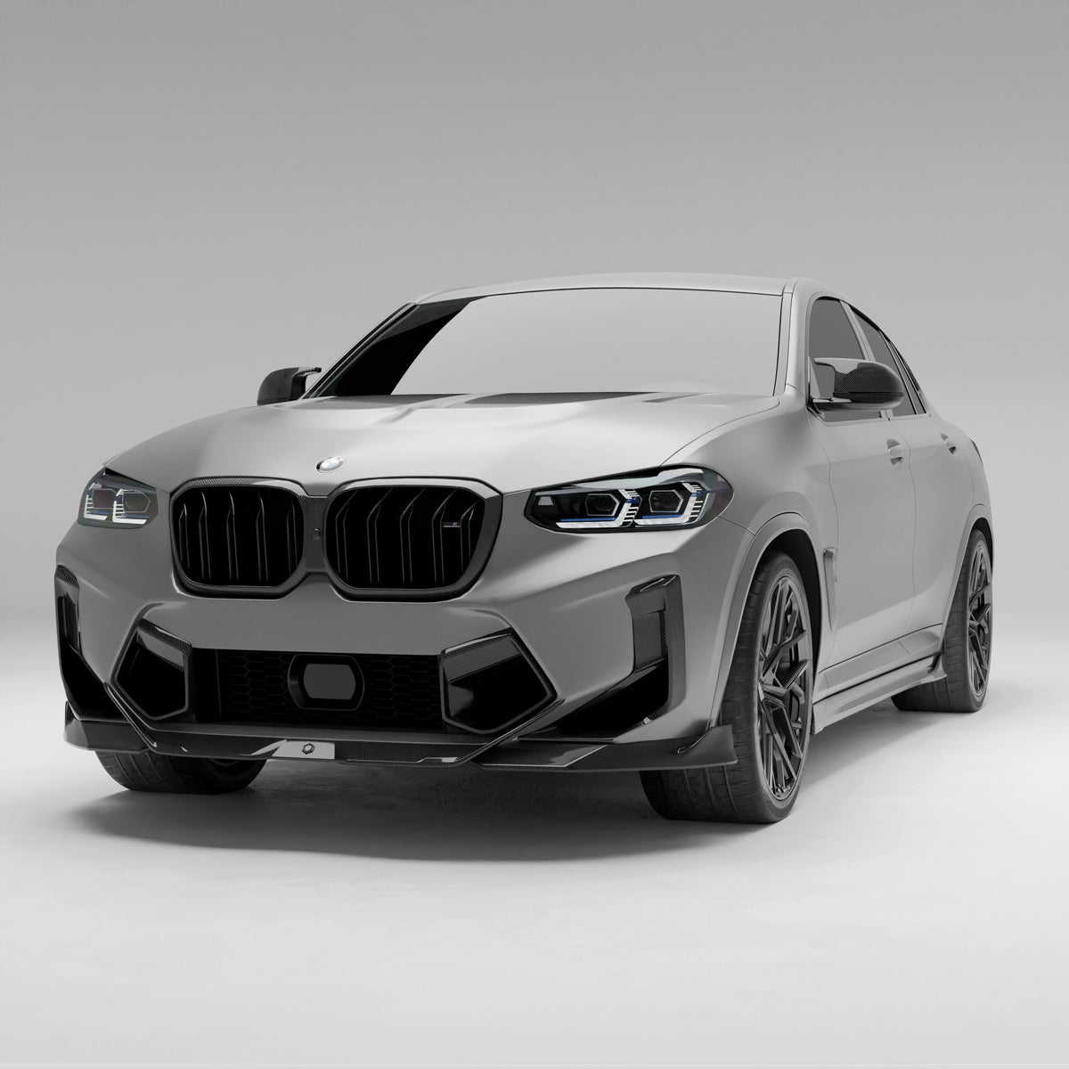 REVOZPORT BMW X4M F98 LCI Carbon Fibre Front Lip (2021-2025), image 2 - Premium Bespoke AutoWorks