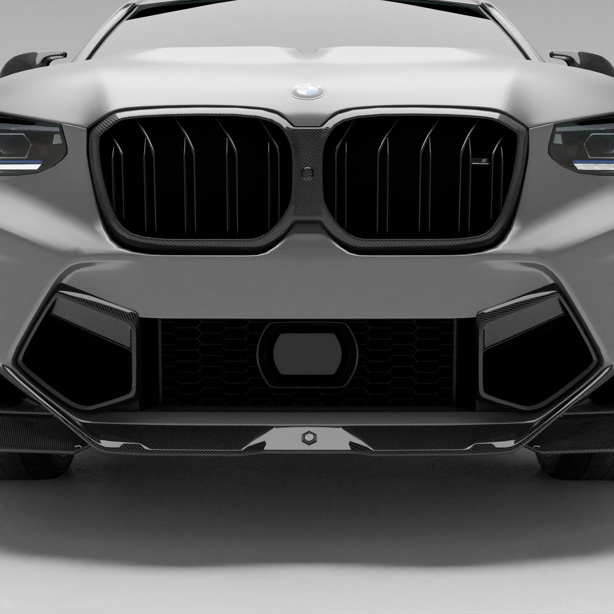 REVOZPORT BMW X4M F98 LCI Carbon Fibre Grille (2021-2025), image 2 - Premium Bespoke AutoWorks