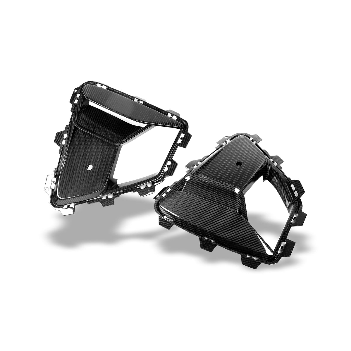 REVOZPORT BMW X5M F95 LCI Carbon Fibre Front Bumper Air Vents (2023+), image 6 - Premium Bespoke AutoWorks