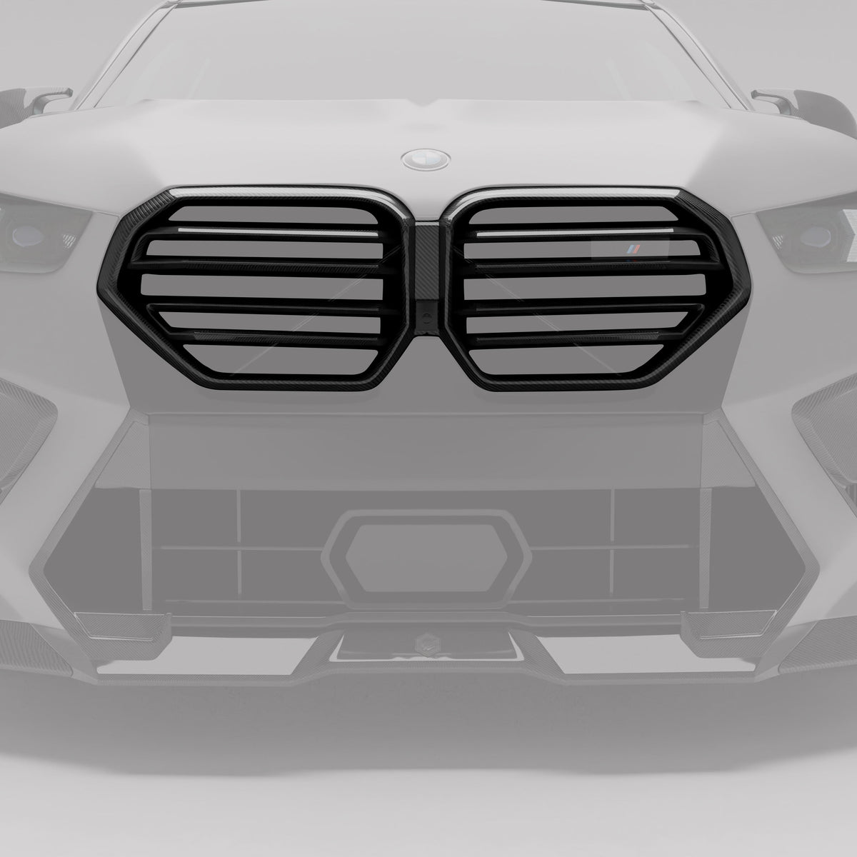 REVOZPORT BMW X5M F95 LCI Carbon Fibre Front Grille (2023+) - Premium Bespoke AutoWorks