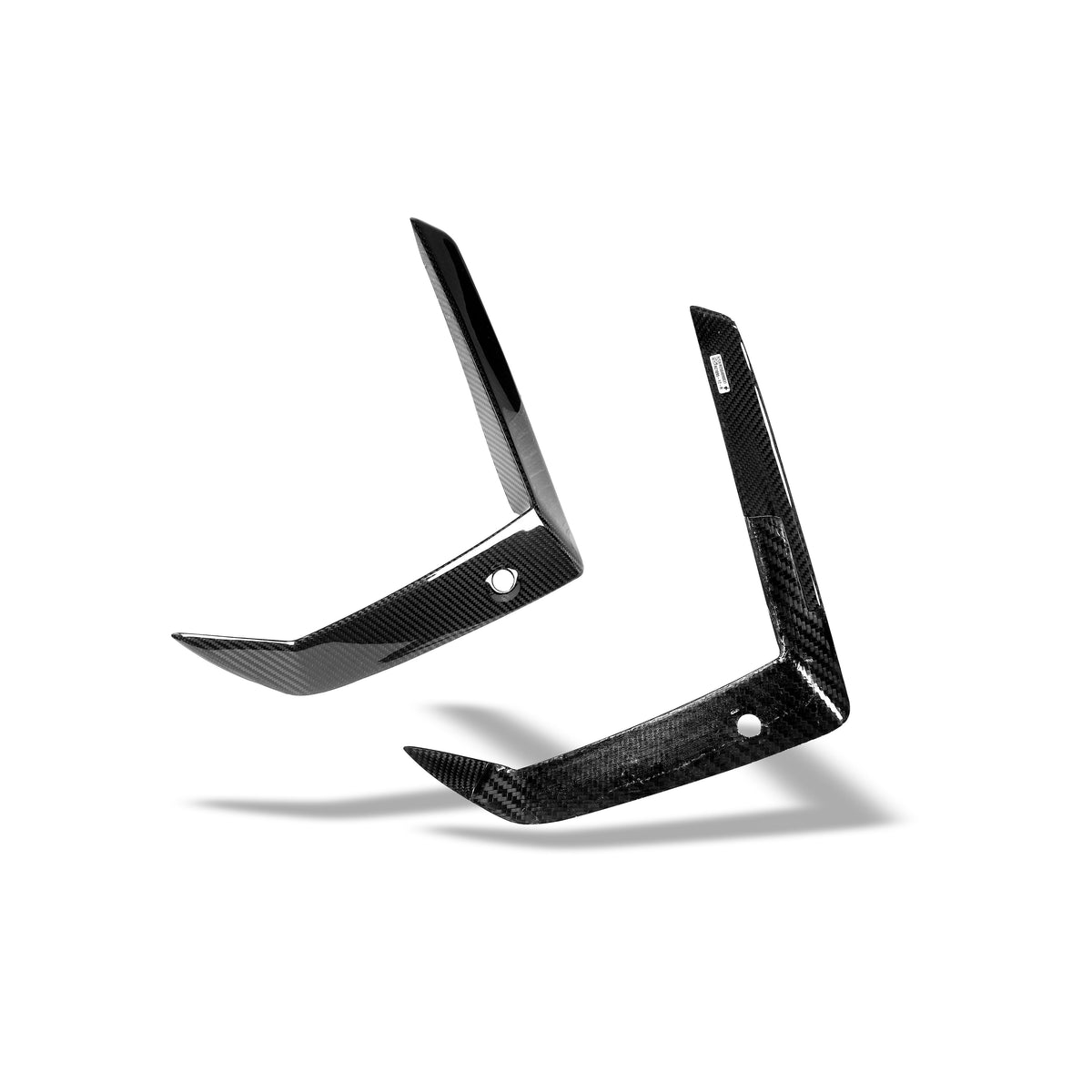 REVOZPORT BMW X5M F95 Pre-LCI Carbon Fibre Front Bumper Canards (2020-2022), image 6 - Premium Bespoke AutoWorks