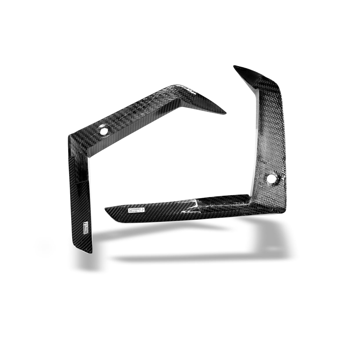 REVOZPORT BMW X5M F95 Pre-LCI Carbon Fibre Front Bumper Canards (2020-2022), image 8 - Premium Bespoke AutoWorks