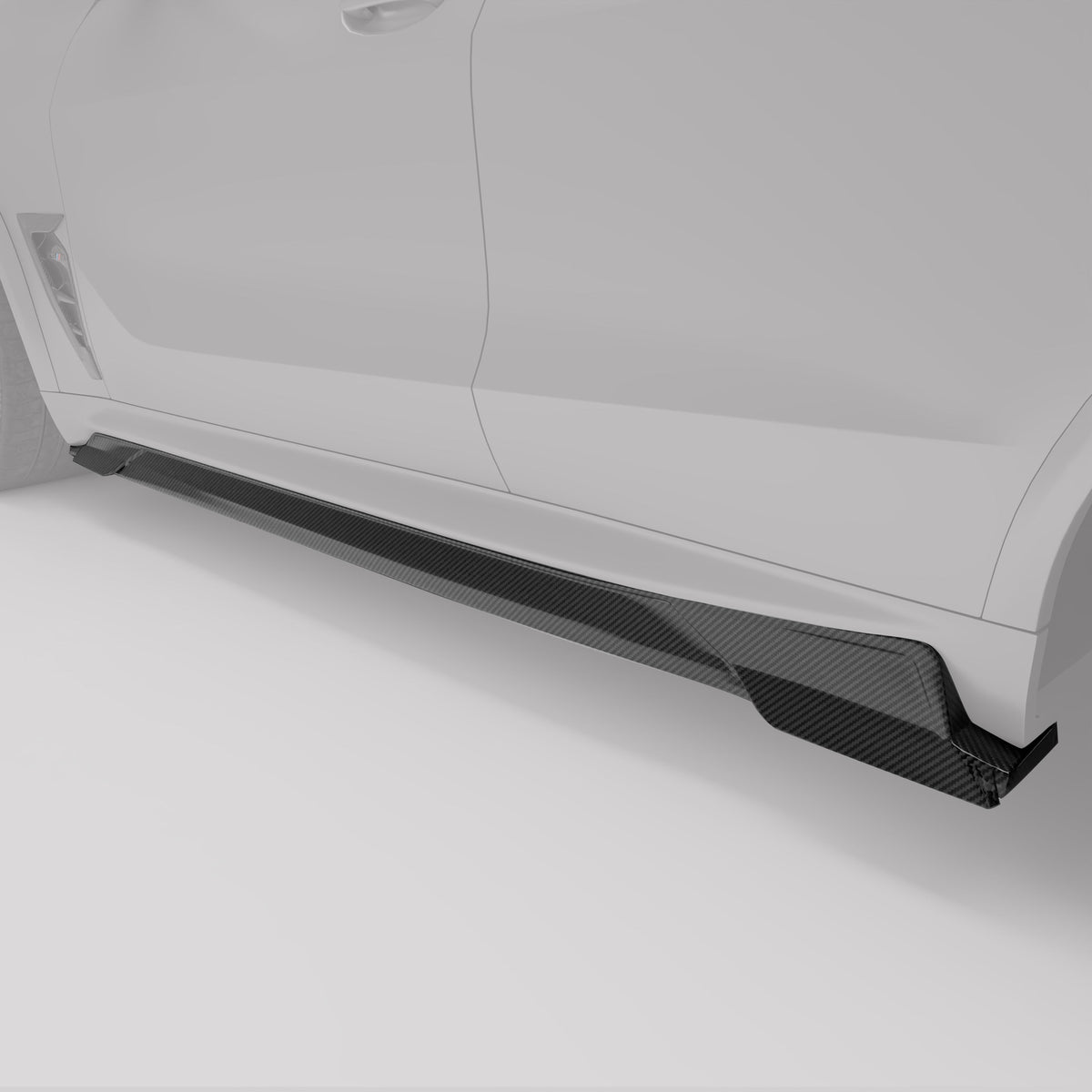 REVOZPORT BMW X5M F95 Pre-LCI Carbon Fibre Side Skirts (2020-2023) - Premium Bespoke AutoWorks