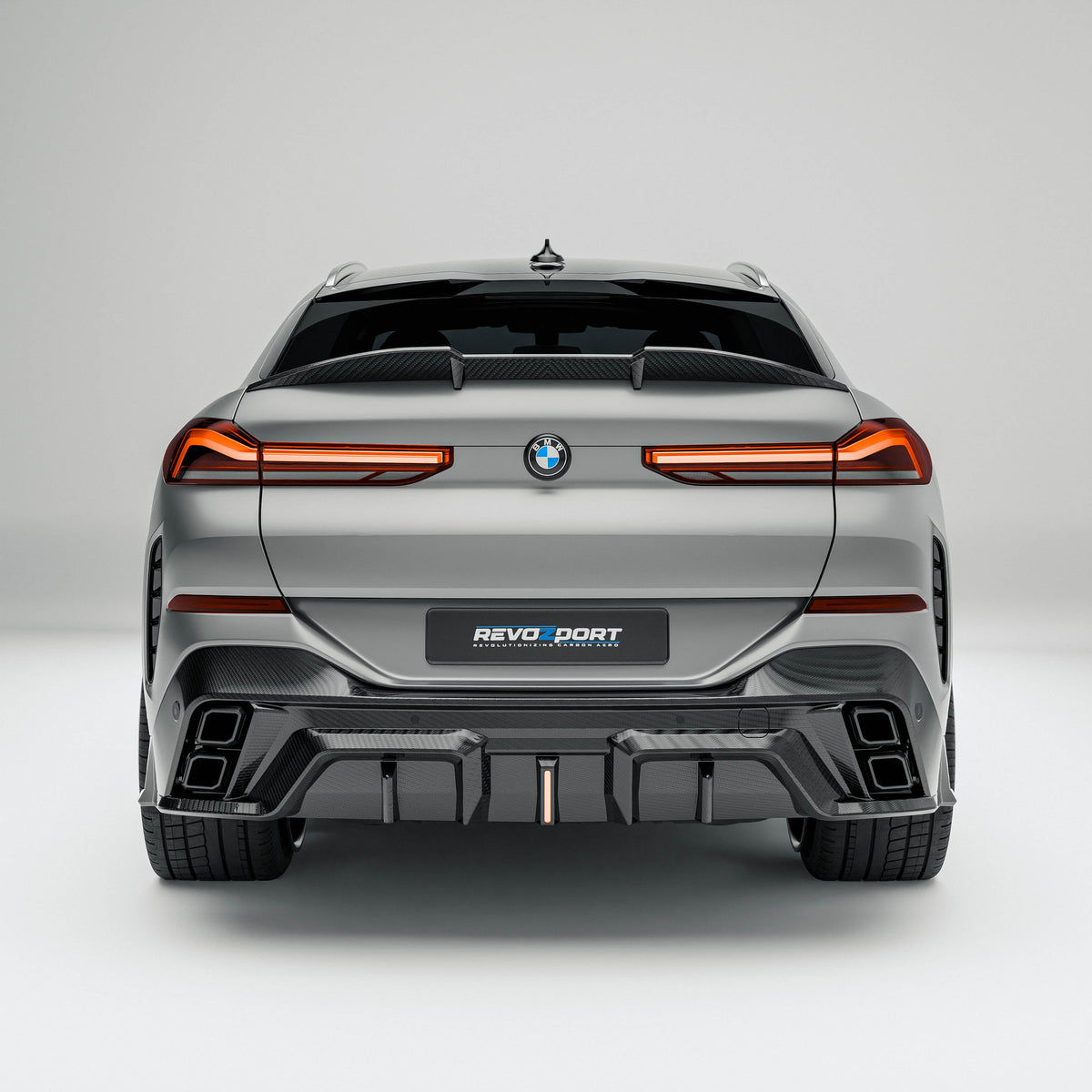 REVOZPORT BMW X6 G06 Pre-LCI 3D-Printed Alloy Exhaust Tips (2019-2023), image 2 - Premium Bespoke AutoWorks