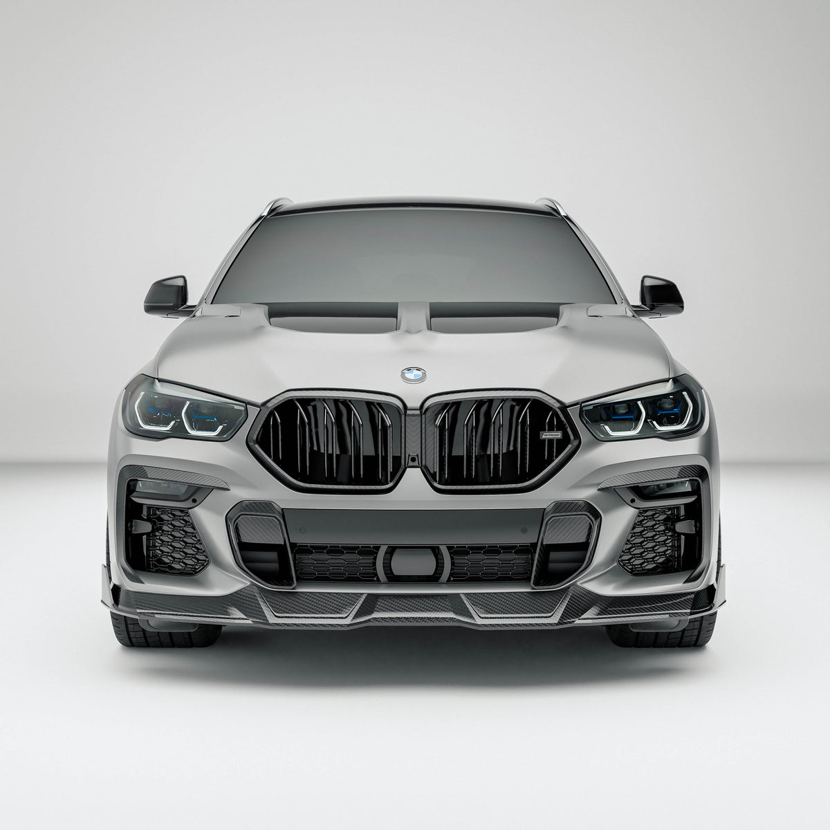 REVOZPORT BMW X6 G06 Pre-LCI Carbon Fibre Front Grille (2019-2023), image 7 - Premium Bespoke AutoWorks