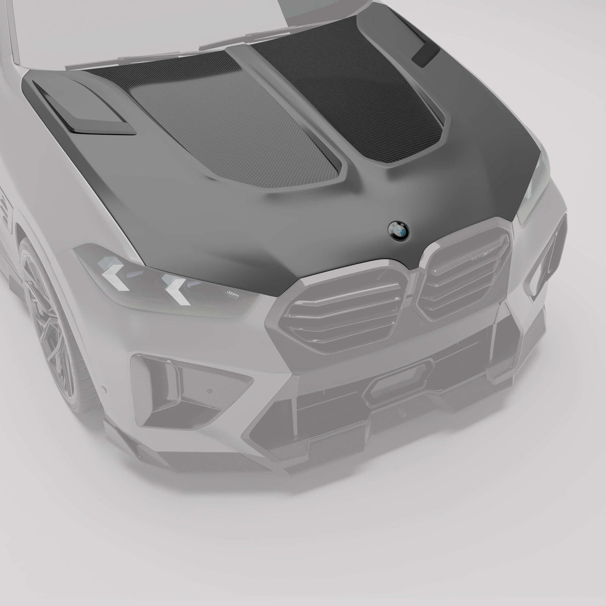 REVOZPORT BMW X6M F96 LCI Carbon Fibre Bonnet (2023+) - Premium Bespoke AutoWorks