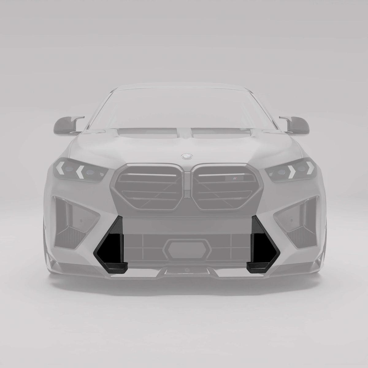 REVOZPORT BMW X6M F96 LCI Carbon Fibre Front Lip Vent Trims (2023+) - Premium Bespoke AutoWorks