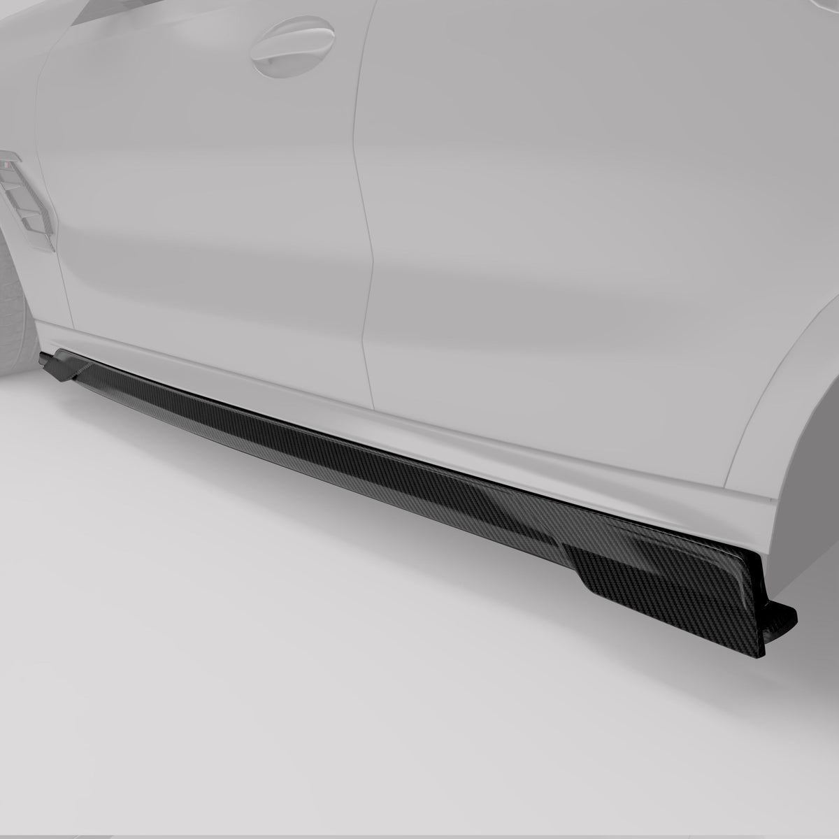 REVOZPORT BMW X6M F96 LCI Carbon Fibre Side Skirts (2023+) - Premium Bespoke AutoWorks